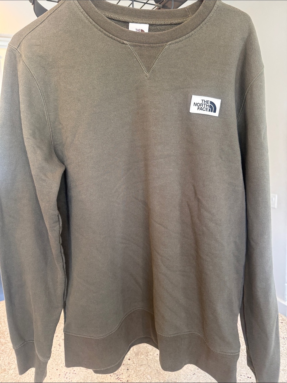 The North Face Men's Olive Green Crewneck Sweatshirt